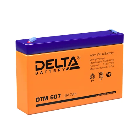 Аккумуляторная батарея Delta DTM 607