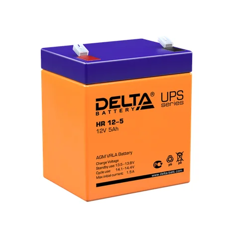 Аккумуляторная батарея Delta HR 12-5