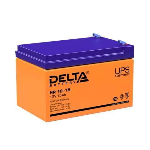 Аккумуляторная батарея Delta HR 12-15