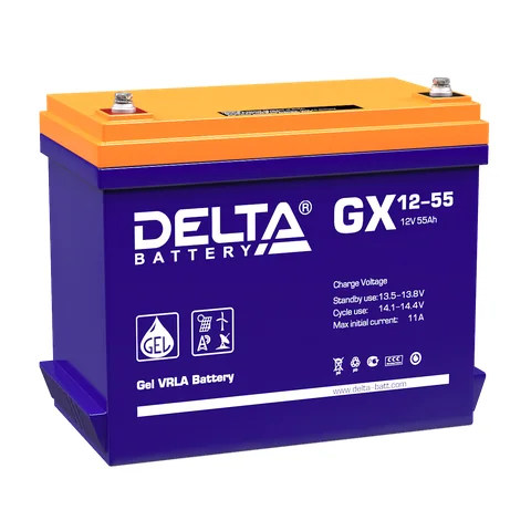 Аккумуляторная батарея Delta GX 12-55