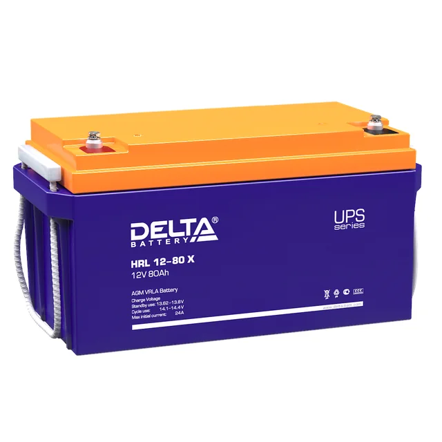 Аккумуляторная батарея Delta HRL 12-80 X