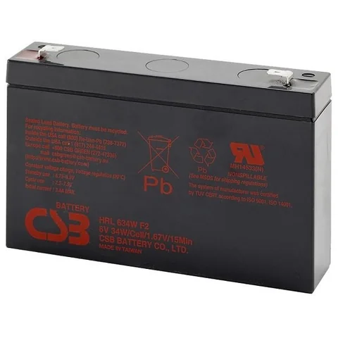 Аккумуляторная батарея CSB HRL634W F2