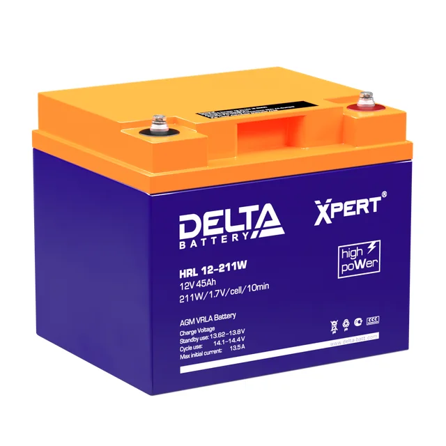 Аккумуляторная батарея Delta HRL12-211W (45Ah)