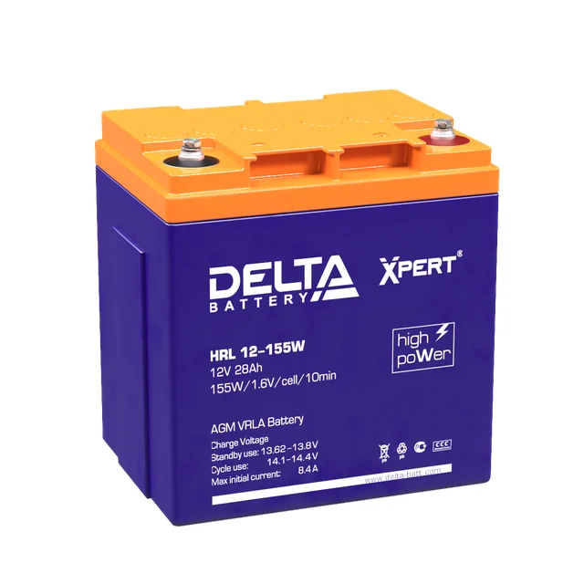Аккумуляторная батарея Delta HRL12-155W (26Ah)