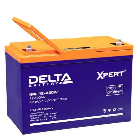 Аккумуляторная батарея Delta HRL12-420W (90Ah)