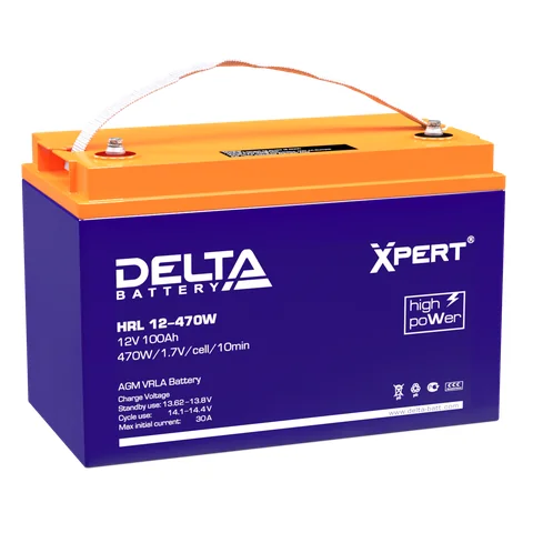 Аккумуляторная батарея Delta HRL12-470W (100Ah)