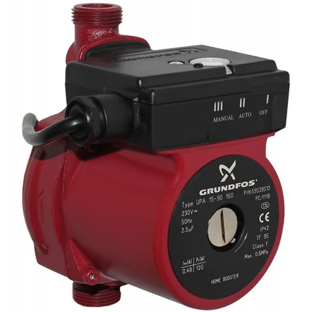Компактный автоматический повысительный насос Grundfos UPA 120 c датчиком потока