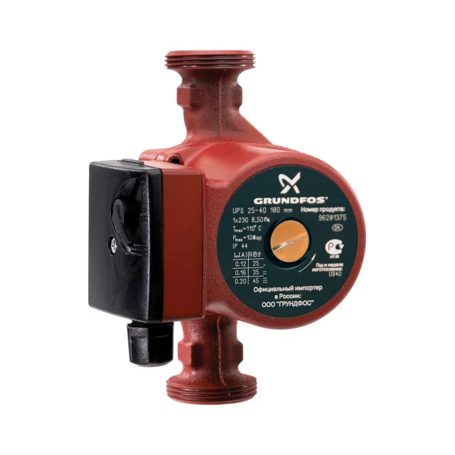 Насос циркуляционный GRUNDFOS UPS 25-40 N 96913060