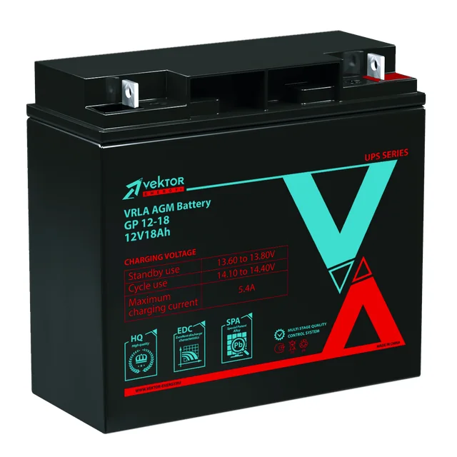 Аккумуляторная батарея Vektor-Energy GP 12-18SA