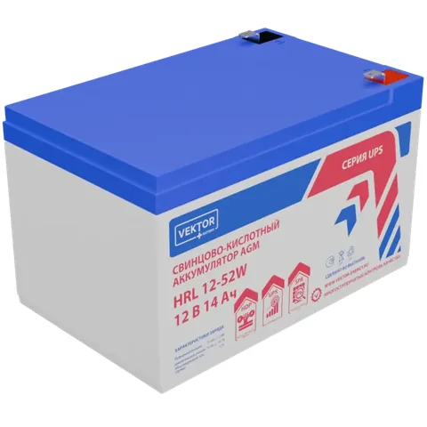 Аккумуляторная батарея Vektor-Energy HRL 12-52W