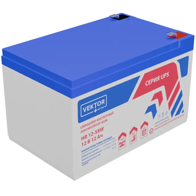 Аккумуляторная батарея Vektor-Energy HR 12-58W