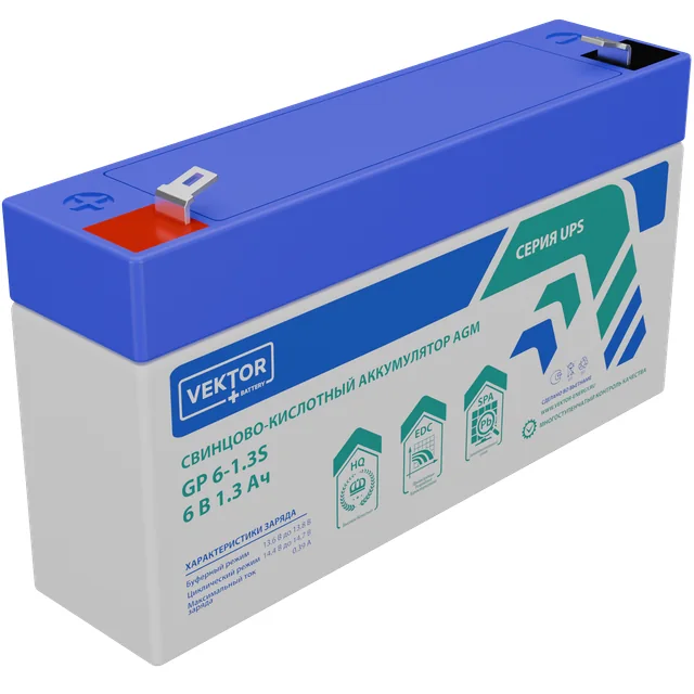 Аккумулятор Vektor-Energy Vektor Energy GP 6-1.3S