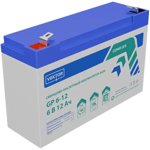 Аккумулятор Vektor-Energy Vektor Energy GP 6-12S