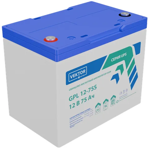 Аккумулятор Vektor-Energy Vektor Energy GPL 12-75S