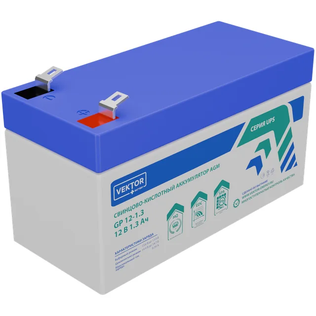 Аккумулятор Vektor-Energy Vektor Energy GP 12-1.3S