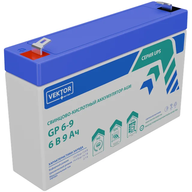 Аккумулятор Vektor-Energy Vektor Energy GP 6-9S