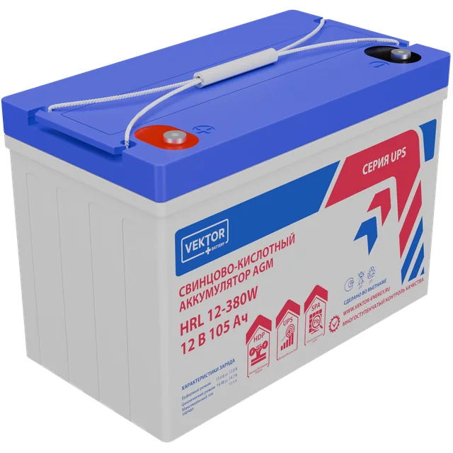 Аккумулятор Vektor-Energy Vektor Energy HRL 12-380W