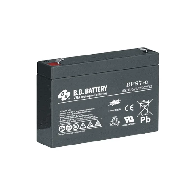 Аккумуляторная батарея BBBattery BPS7-6