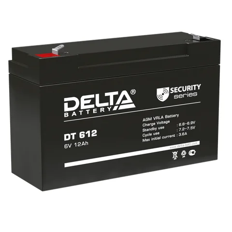 Аккумуляторная батарея Delta DT 612