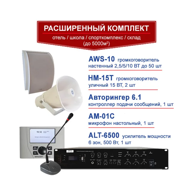 Комплект экстренного оповещения Alerto «Расширенный»