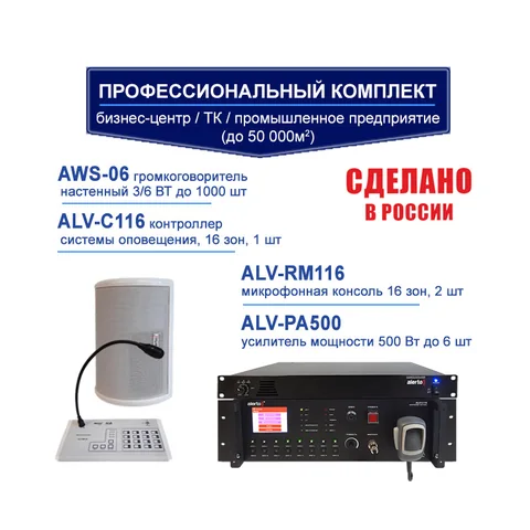 Комплект экстренного оповещения Alerto «Профессиональный»