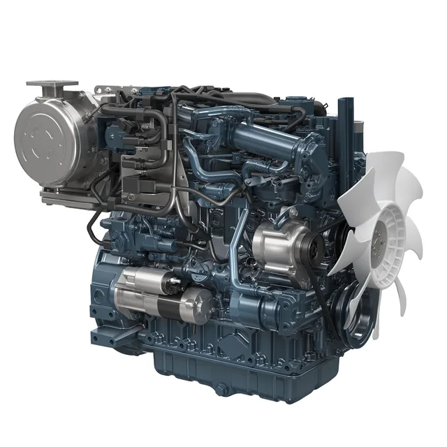 Двигатель Kubota V2607-TE5A