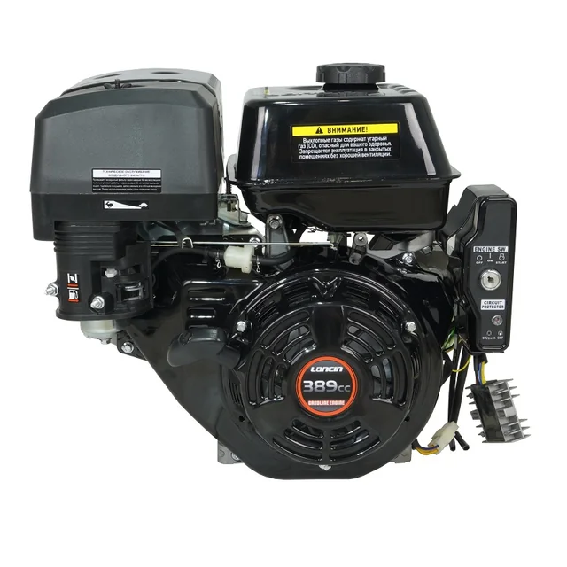 Двигатель бензиновый Loncin G390FD D25 5А