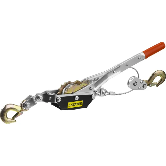 Лебедка рычажная STAYER "Maxpull" 2 тонны, трос 3 метра, 4310-2