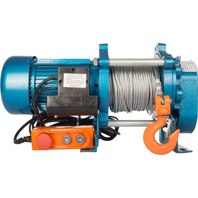 Лебедка электрическая TOR ЛЭК- 500 (KCD) 500 кг, 230V, канат 100 м 1002130