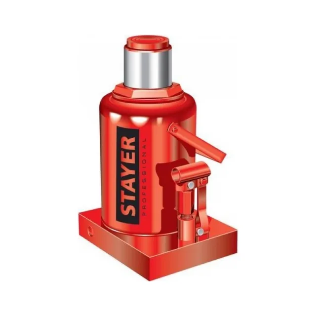 Домкрат бутылочный STAYER 43160-50 "RED FORCE" (50 т - 300/480 мм)