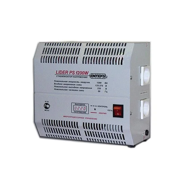 Стабилизатор напряжения LIDER PS 1200W-30-K