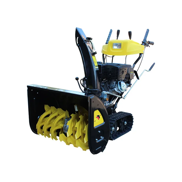 Снегоуборочная машина гусеничная HUTER SGC 8100 C с электростартером 220В