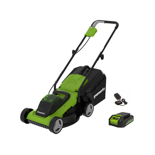 Газонокосилка аккумуляторная GreenWorks G24LM33K2