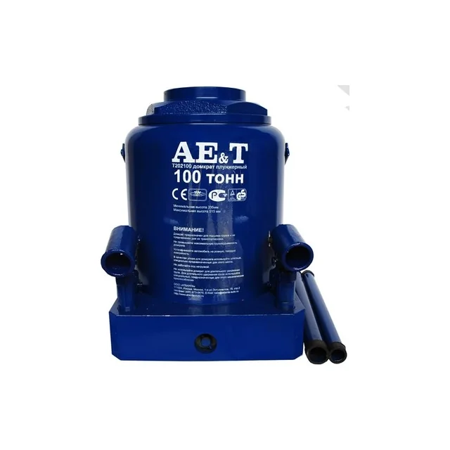 Домкрат бутылочный AE&T 100т T202100