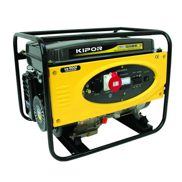 Электростанция бензиновая KIPOR KGE 6500 Х3
